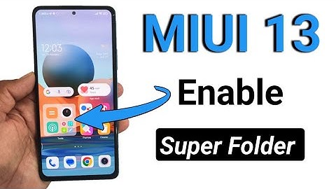 How to enable miui 14 super folder in Xiaomi redmi | miui 14 enlarge folder in miui 13
