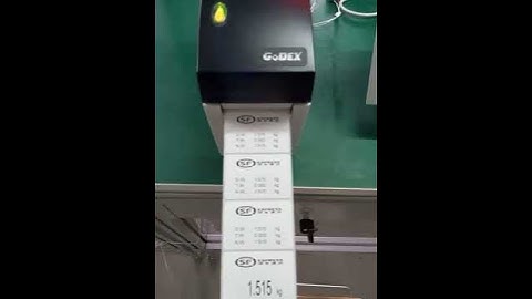 ID226 weighing terminal connect with lable printer