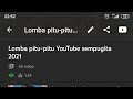 Lomba pitupitu youtube sempugita ditutup pengumuman pemenangnya januari 2021 yg like masih lanjut