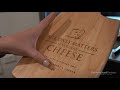 Engraved wooden cheese serving chopping board  personalised favours