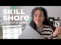 👩🏽🏫 Esta ha sido mi experiencia (y mis ingresos) como profesora en Skillshare (un año después)