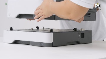 MS531/MS631/MS632/MS639/M3350/MX532/MX632/XM3350—Installing the optional 250-sheet tray