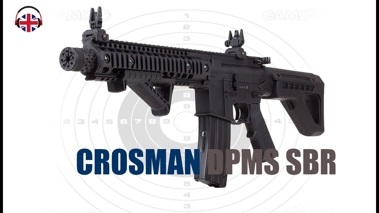 ✅ Crosman DPMS SBR — пневматическая винтовка (стальные шарики)