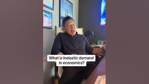 Elastic vs inelastic demand in economics.