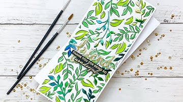 Foiling with the You Are Amazing Stencils