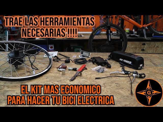 EL KIT MAS ECONOMICO PARA HACERTE TU BICI ELECTRICA / YOSE POWER