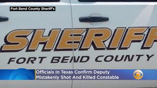 Officials In Texas Confirm Deputy Mistakenly Shot And Killed Constable