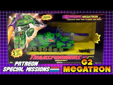 Transformers 1992 G2 Electronic MEGATRON [Patreon Special Missions]