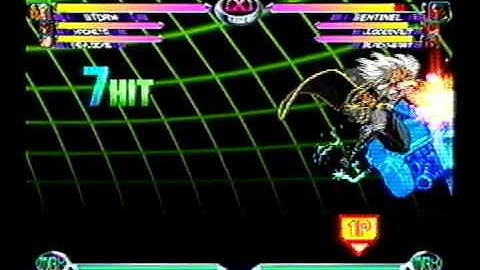MvC2: Storm flight mode jab Infinite