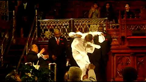 Min. Stanley doing the "Pastor Arthur Roy Johnson ...