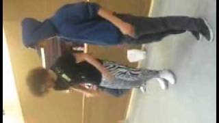 Teaching Redfoo How To Shuffle