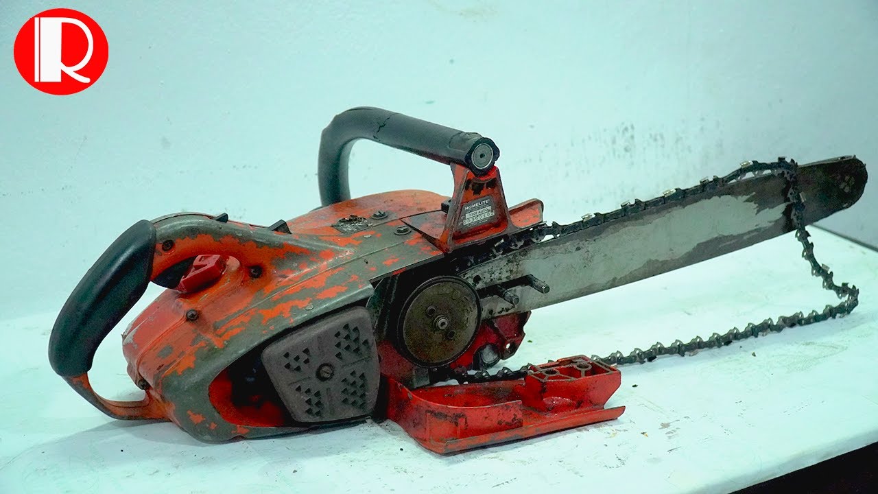 Restoration Chain Saw Homelite old Restorating Chain Saw Rusty YouTube