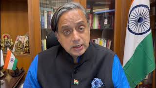 Welcome To Dr Shashi Tharoor Whatsapp Channel