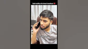 Sad reality of School teachers💔|| Class 10 | Class 9 | Board exam #class10 #shorts