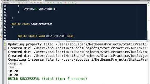 Lecture 16.2 : Demo – Static Members — [Abdul Bari] Java Course