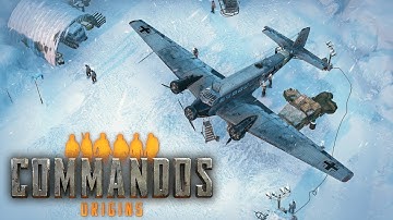 Operation Falchion - Commandos Origins Mission 2 Walkthrough [No Commentary]