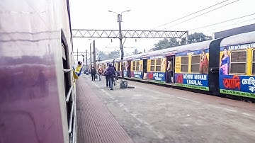 Guess Who Wins!! Perfectly Parallel Train Race | Katwa - Howrah vs Tarakeswar - Howrah Local