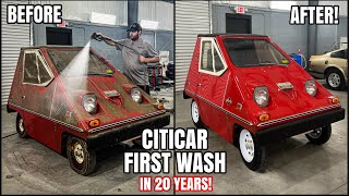 First Wash In 20 Years! ABANDONED Electric CITICAR | Satisfying Disaster Car Detailing Restoration! by M.A.D. DETAILING 960,714 views 1 year ago 25 minutes