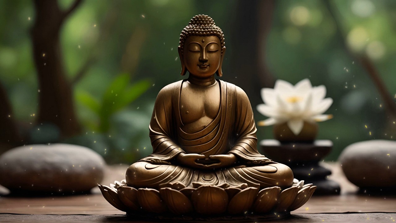Buddha Meditation 🧘 | Indian Flute Healing Music for Calm Mind, Inner Peace & Deep Sleep (3H | 4K)