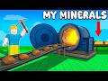 upgrading to MAX LEVEL Factory in Roblox Mineral Tycoon