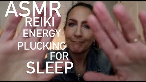 ASMR | REIKI ENERGY PLUCKING FOR SLEEP (WHISPERING, CANDLE FLAME CRACKLE, PLUCKING) | Lynn Rasmussen