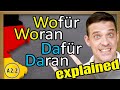 German "da words" | Da Compounds in German | Präpositionaladverbien