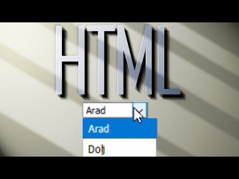 Video: Ce este caseta drop-down în HTML?