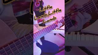 mary had a little lamb nursery rhyme with lyrics /nursery rhymes &amp; kids guitar shorts