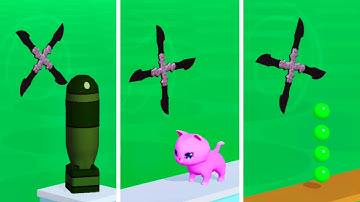 Dont Slice The Cats 🔪⚔️🪓 Very Satisfying And Relaxing ASMR Slicing Game Perfect!