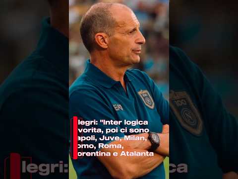 Video Allegri: Inter logica favorita, poi ci sono Napoli, Inter, Juve, Milan, Como, Roma, Fiorentina