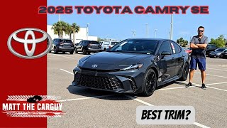 2025 Toyota Camry SE review and drive. Great features at an affordable price. screenshot 3