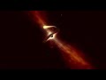 Death by spaghettification: artistic animation of star being sucked in by a black hole