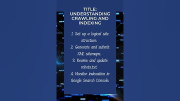 Understanding Crawling and Indexing 📊