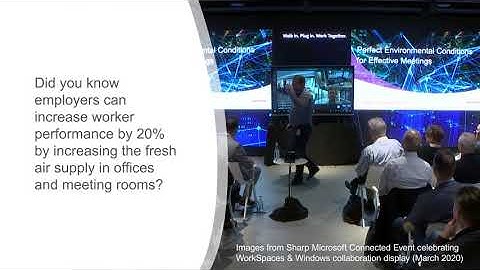 Windows collaboration display from Sharp: Making meetings more productive