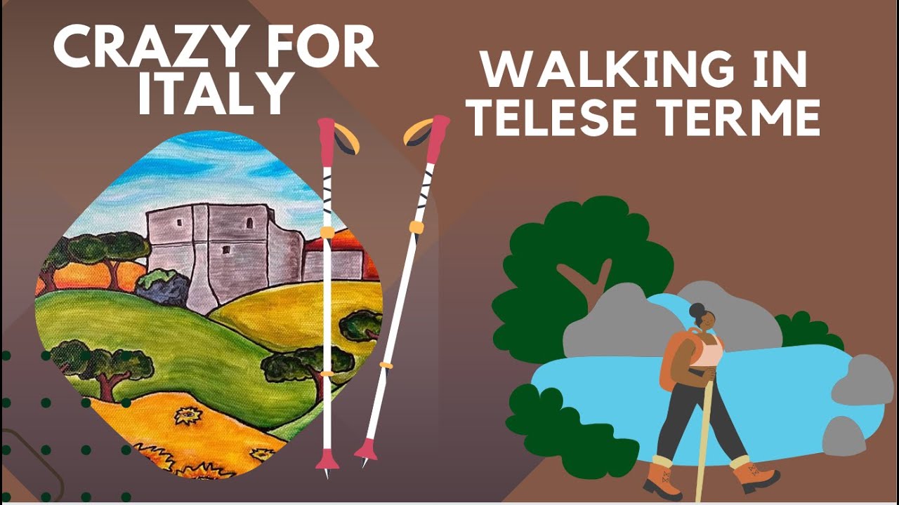 Walking through odorous town of Telese Terme