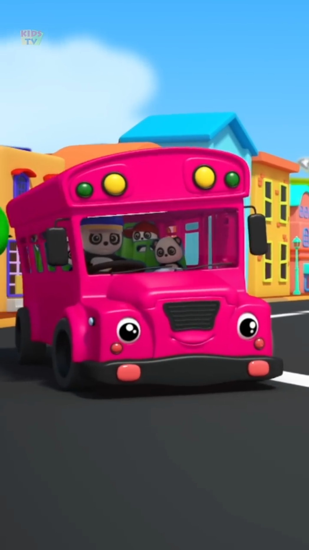 Wheels On The Bus #shorts #trending #ytshorts #babysong #cartoon #viral #kidsvideos