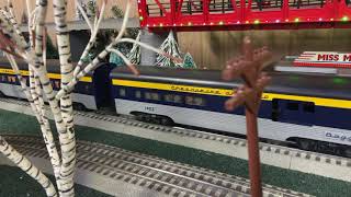 First run C&O Passenger Train on the C&M O Scale Railroad - K-Line, Lionel