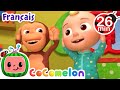 Tête épaules genoux pieds | CoComelon en Français | Chansons pour bébés