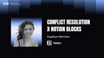 Angelique Nehmzow (Notion) - Conflict Resolution x Notion Blocks