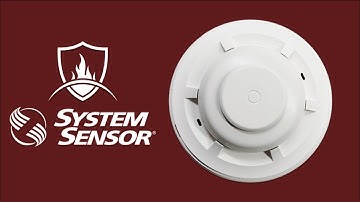 System Sensor 5601P Heat Detector Fire Alarm Test