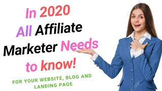Privacy Policy for Affiliate Marketers - Website, Blog and Landing page in 2020 .