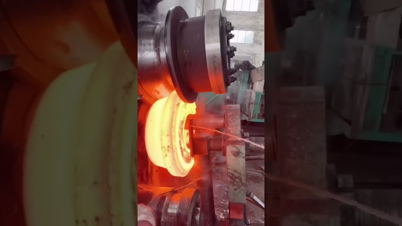 Forged Flange by Ring Rolling Machine
