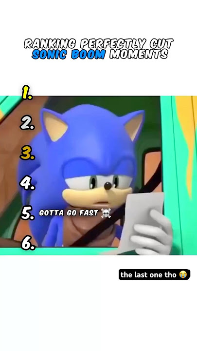 Sonic Boom Moments Ranked 😭