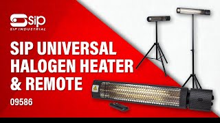 SIP | 09586 Universal Halogen Heater & Remote Control