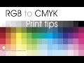 RGB to CMYK print tips