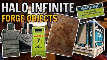 All Halo infinite Forge Objects So Far
