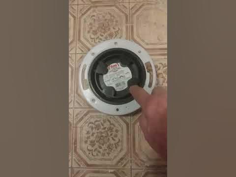Oatey toilet flange with cap. - YouTube