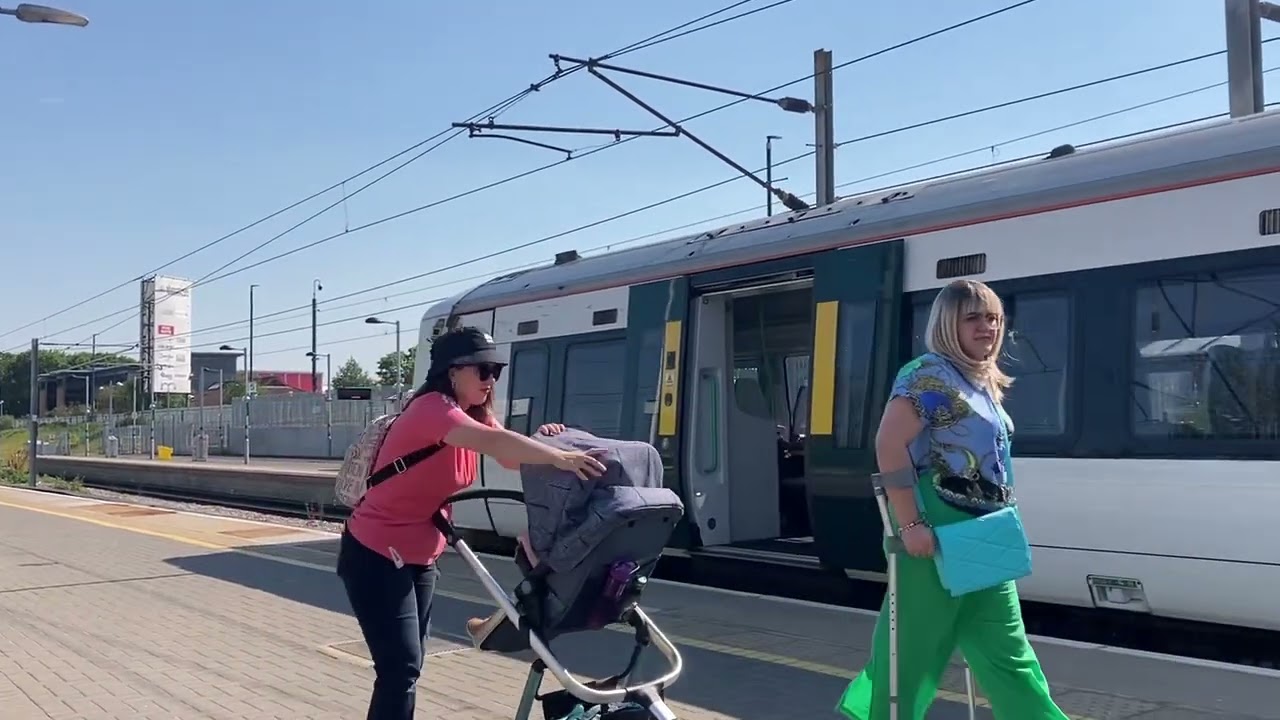 Trains at Stevenage June 2023