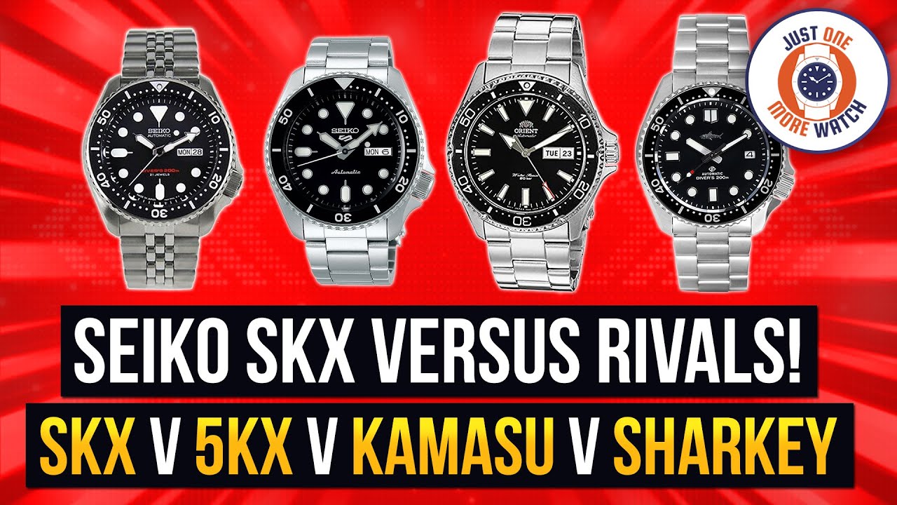 Seiko SKX v Rivals! (Seiko 5KX, Orient Kamasu, Sharkey) - YouTube