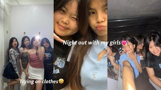 Weekend vlog: night out,📍visiting stores